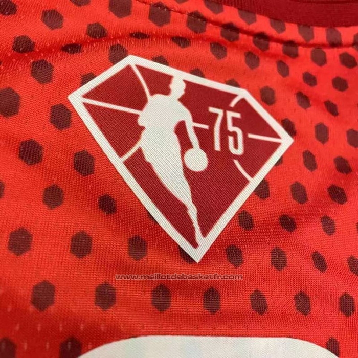 Maillot All Star 2022 Los Angeles Lakers LeBron James #6 Grenat.